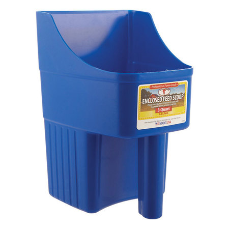 LITTLE GIANT Feed Scoop Plstc Blu 3Qt 150415